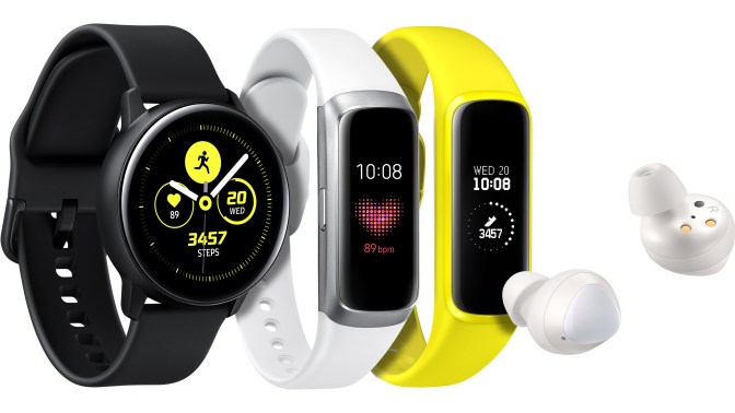 01. Galaxy Watch Active, Fit, Buds